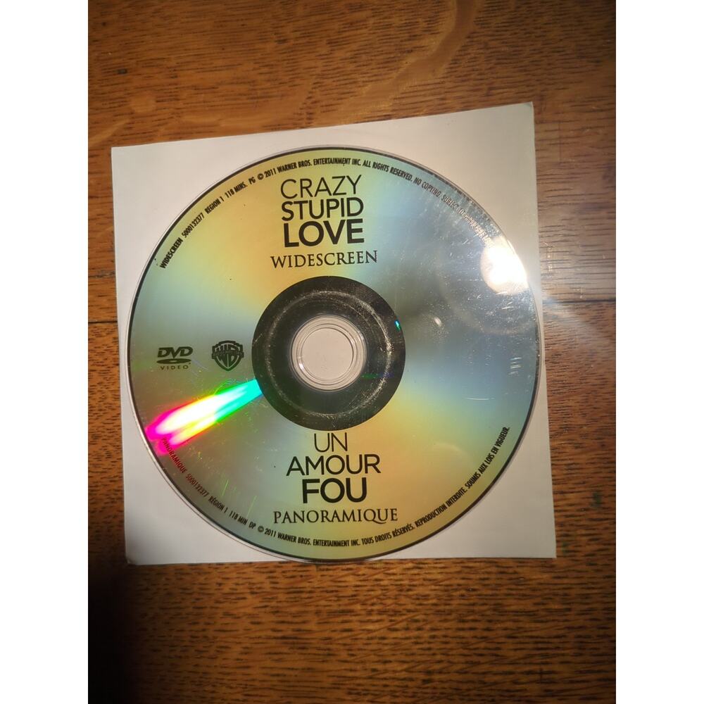 Crazy, Stupid, Love. (DVD, 2011, Canadian French) Disc Only